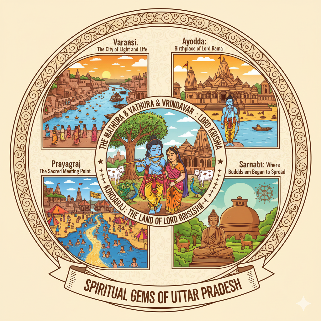 Spiritual Heart of India: The Religious Gems of Uttar Pradesh